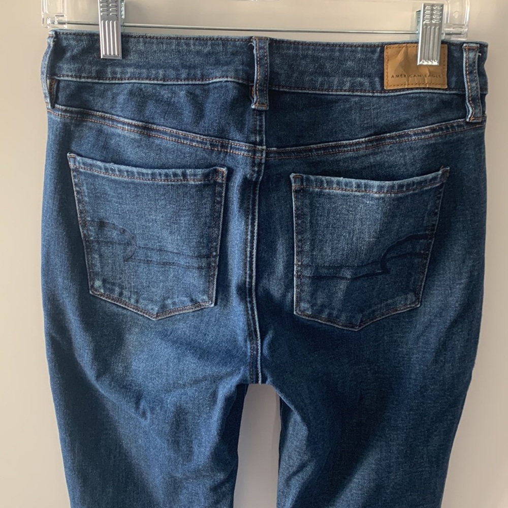 American Eagle Outfitters Dream Jean Distressed Jeggings Size 6 - Picture 5 of 10